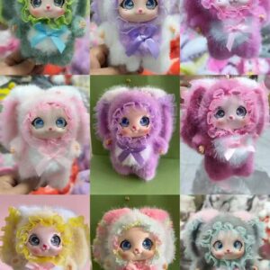 cute plush toy collection colorful stuffed animal toys for kids and gifts