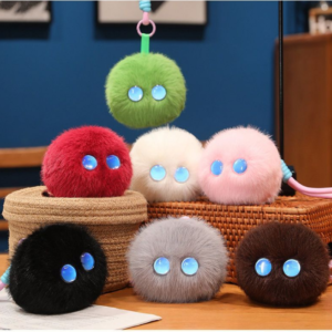 Colorful AI interactive plush toys, smart voice companion robot keychain, custom AI stuffed toys for kids and adults