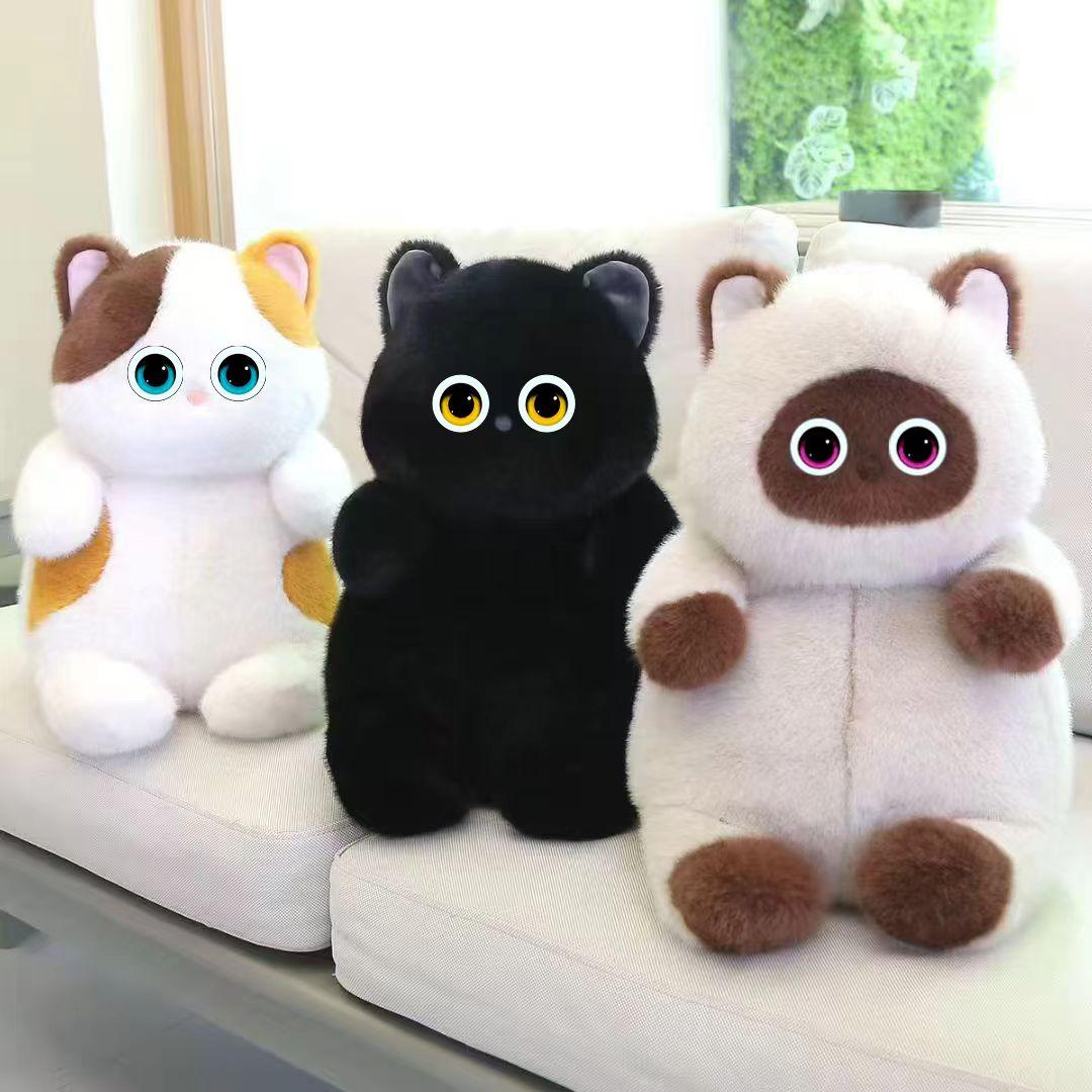 AI plush toy wholesale with smart interactive eyes, custom stuffed animal manufacturer for B2B buyers