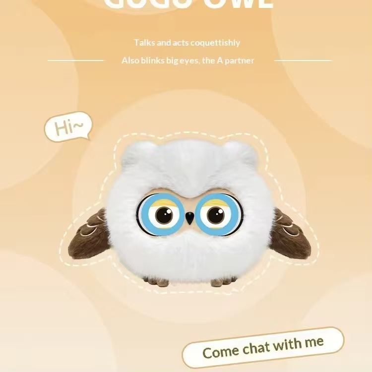 Owl AI Plush Toy Wholesale | Soft Stuffed Animal Supplier