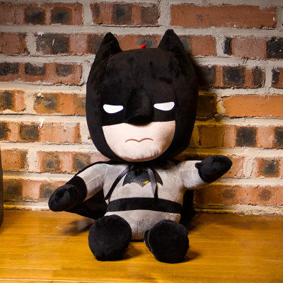 black bat hero plush toy superhero stuffed animal for wholesale and gift markets
