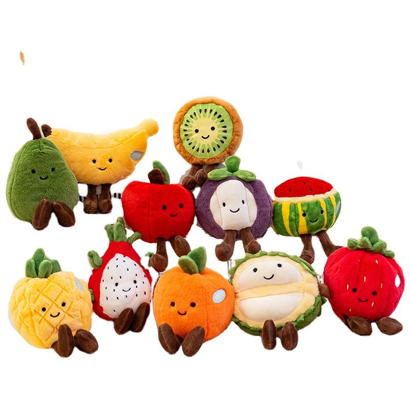 fruit and vegetable plush toys kawaii stuffed animal collection for wholesale and gift markets