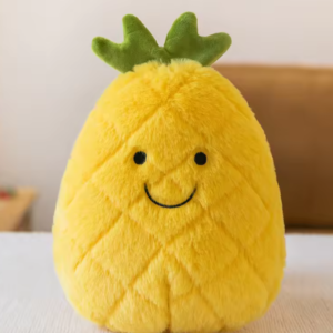 kawaii fruit and food plush toys collection for wholesale and gift markets