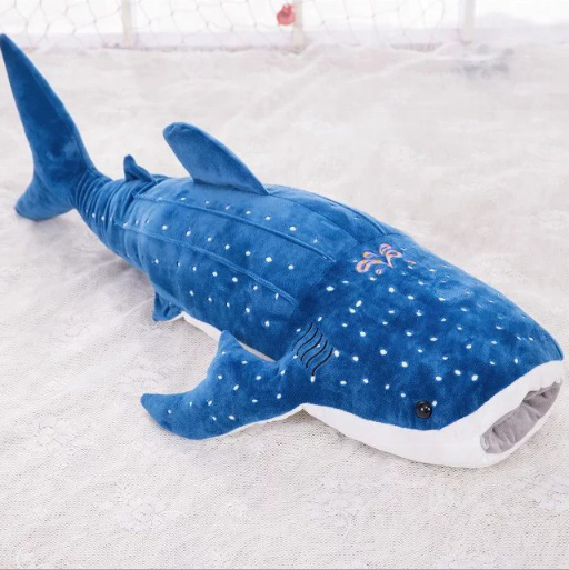 blue whale shark plush toy stuffed animal