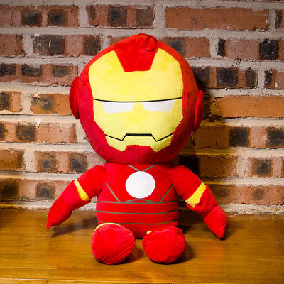 red robot hero plush toy kawaii stuffed animal for wholesale and gift markets