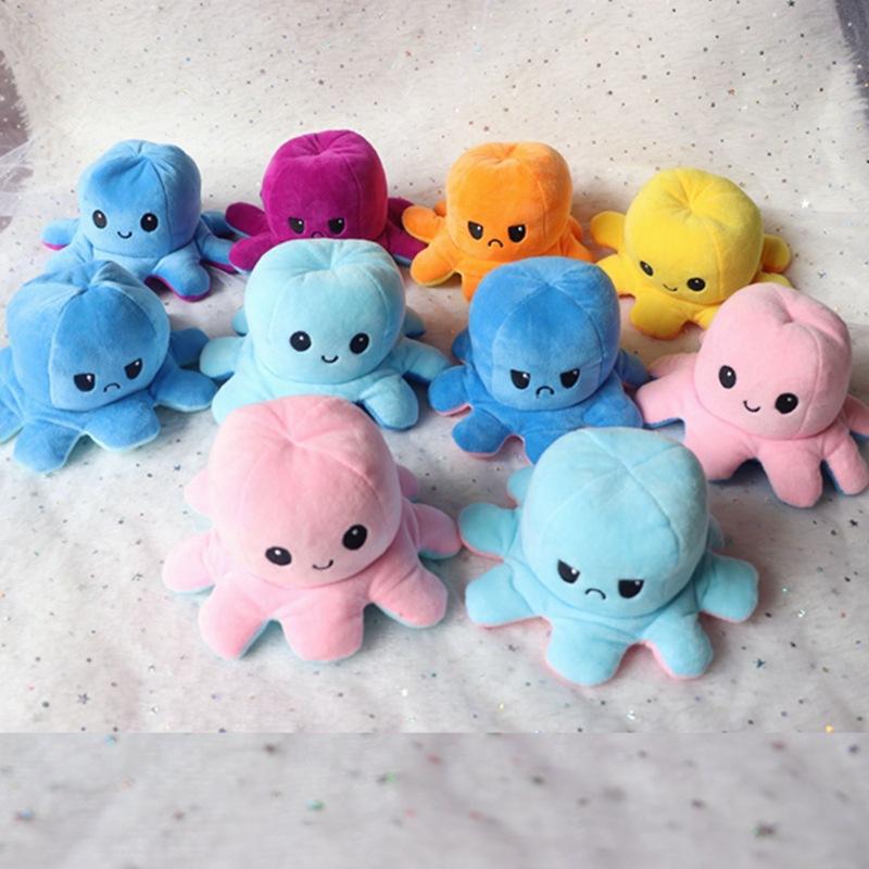 custom pink octopus plush toy bulk mood stuffed animal manufacturer for brands
