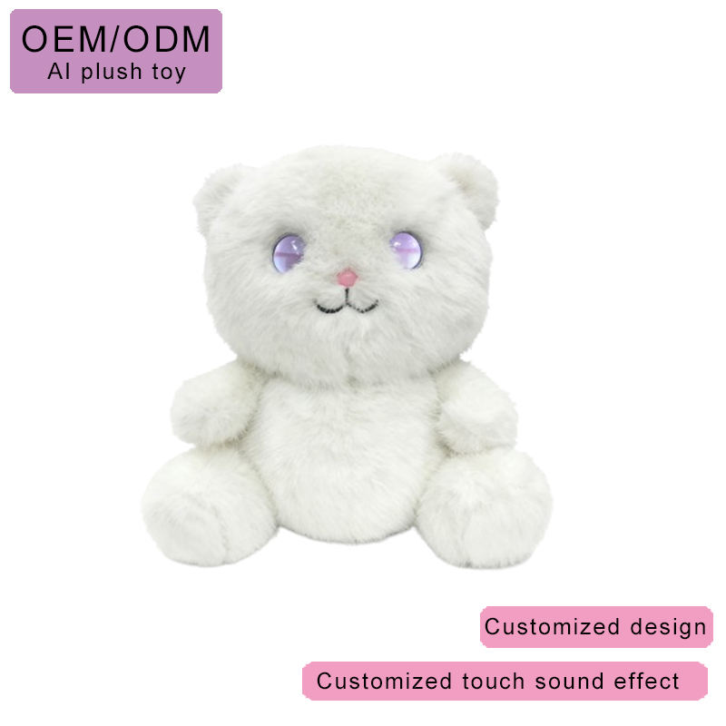 Wholesale AI smart interactive plush toy custom size and color manufacturer supplier