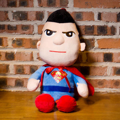 blue cape hero plush toy superhero stuffed animal for wholesale and gift markets